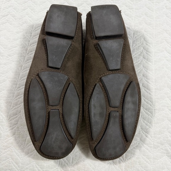 Allen Edmonds Sonoma Mens 9.5 M Dark Brown Suede Penny Loafer‎ Driving Shoes USA main image 6